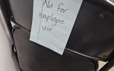No Sitting!